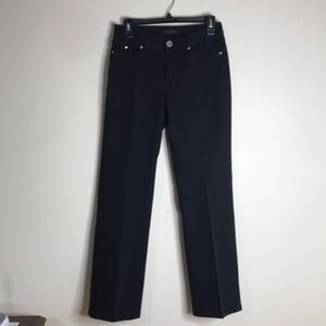 LChristopher blue dark black cotton blend denim jeans size 6